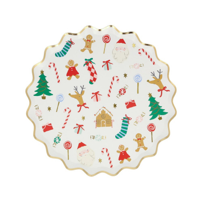Jolly Christmas Side Plates|Meri Meri