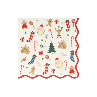 Jolly Christmas Large Napkins|Meri Meri