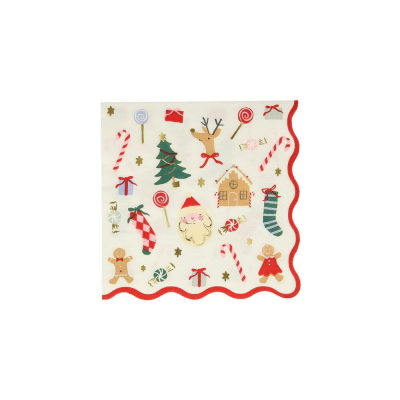 Jolly Christmas Small Napkins|Meri Meri