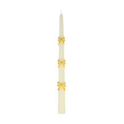 Gold Bow Taper Candles|Meri Meri