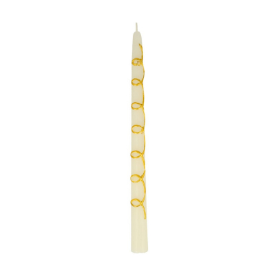 Gold Swirl Taper Candles|Meri Meri
