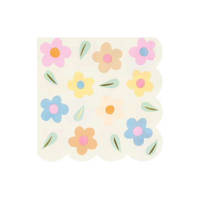 Happy Flowers Large Napkins|Meri Meri