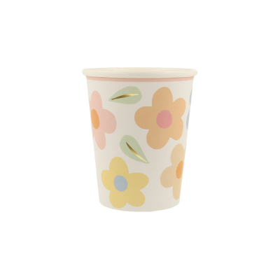 Happy Flowers Cups|Meri Meri