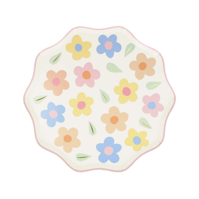 Happy Flowers Side Plates|Meri Meri