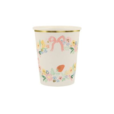 Elegant Floral Cups|Meri Meri