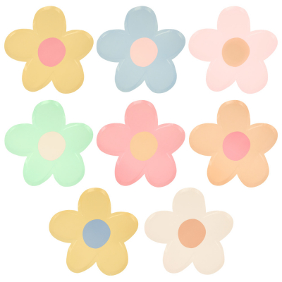 Daisy Shaped Plates|Meri Meri