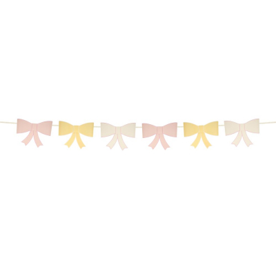3D Paper Bow Garland|Meri Meri