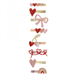 Valentines Hair Clips|Meri Meri
