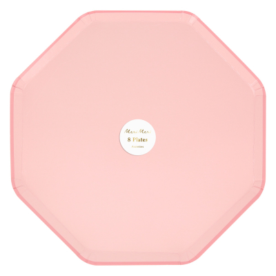 Cotton Candy Pink Dinner Plates|Meri Meri