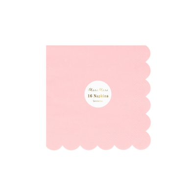 Cotton Candy Pink Small Napkins|Meri Meri