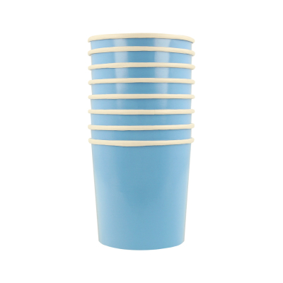 Cornflower Blue Cups|Meri Meri