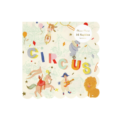 Circus Large Napkins|Meri Meri
