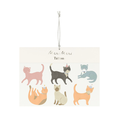 Cat Temporary Tattoos|Meri Meri