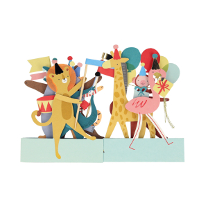 Animal Parade Concertina Card|Meri Meri