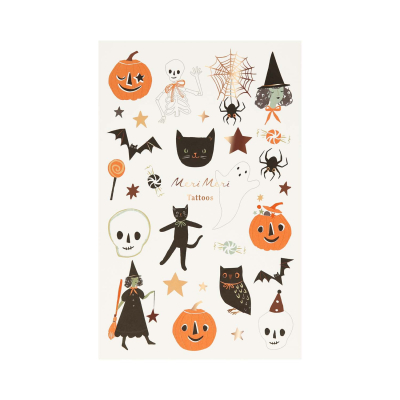 Its Halloween Temporary Tattoos|Meri Meri