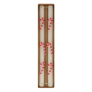 Candy Cane Table Candles|Meri Meri