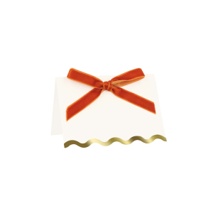Thanksgiving Velvet Bow Place Cards|Meri Meri