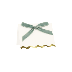 Thanksgiving Velvet Bow Place Cards|Meri Meri