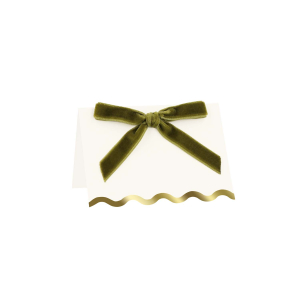 Thanksgiving Velvet Bow Place Cards|Meri Meri