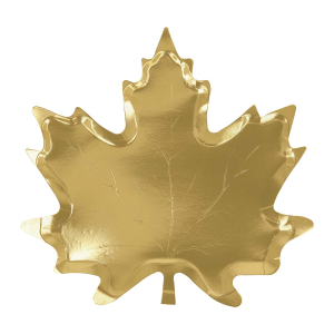 Gold Maple Leaf Plates|Meri Meri