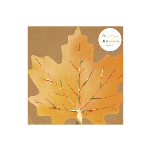 Maple Leaf Shaped Napkins|Meri Meri