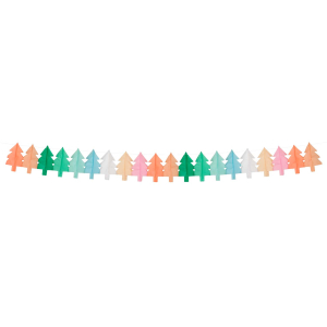 Tissue Paper Christmas Tree Garlands|Meri Meri