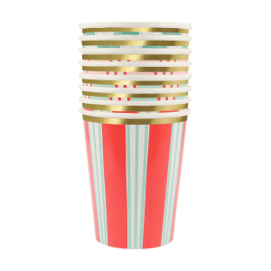 Festive Stripe Cups|Meri Meri