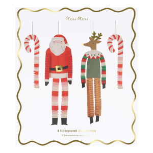 Long Legged Santa And Reindeer Decorations|Meri Meri