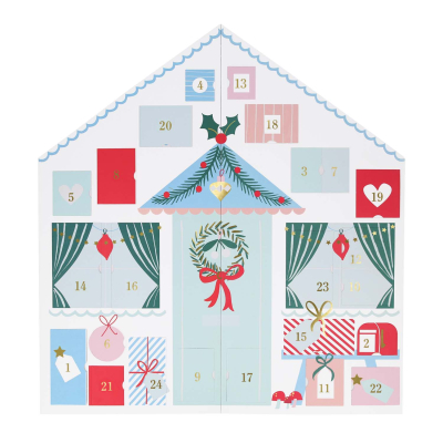 Santas Cabin Sticker Advent Calendar|Meri Meri