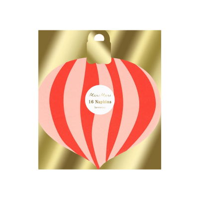 Striped Ornament Napkins|Meri Meri