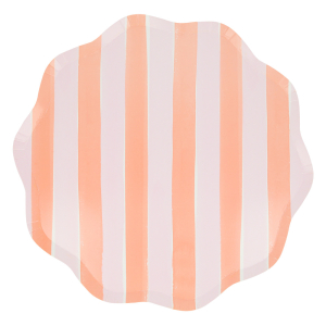 Pastel Stripe Dinner Plates|Meri Meri