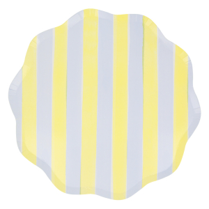 Pastel Stripe Dinner Plates|Meri Meri