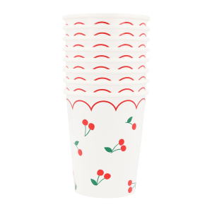 Cherry Pattern Cups|Meri Meri