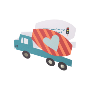 Truck Kids Valentines Cards And Stickers Set|Meri Meri