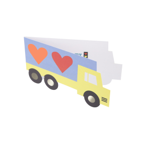 Truck Kids Valentines Cards And Stickers Set|Meri Meri