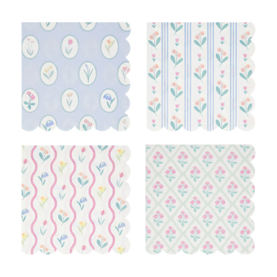 Flower Pattern Large Napkins|Meri Meri