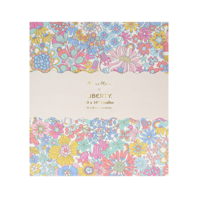 Meri Meri x Liberty Rainbow Garden Candle Gift Box|Meri Meri