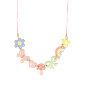 Fun Icons Enamel Charm Necklace|Meri Meri