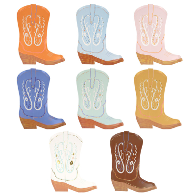 Western Boot Plates|Meri Meri