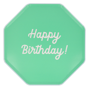 Mixed Happy Birthday Dinner Plates|Meri Meri