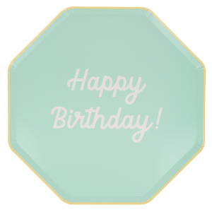 Mixed Happy Birthday Dinner Plates|Meri Meri