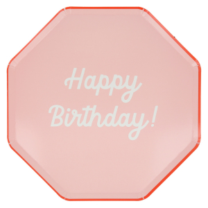 Mixed Happy Birthday Dinner Plates|Meri Meri
