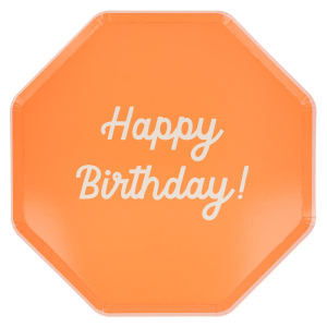 Mixed Happy Birthday Dinner Plates|Meri Meri