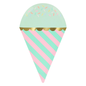 Ice Cream With Sprinkles Plates|Meri Meri