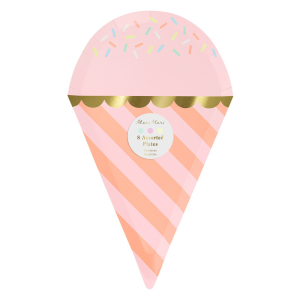 Ice Cream With Sprinkles Plates|Meri Meri