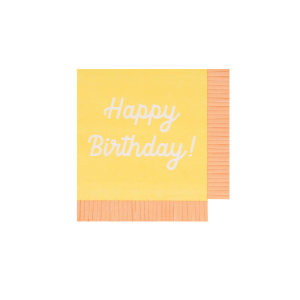 Mixed Happy Birthday Small Napkins|Meri Meri