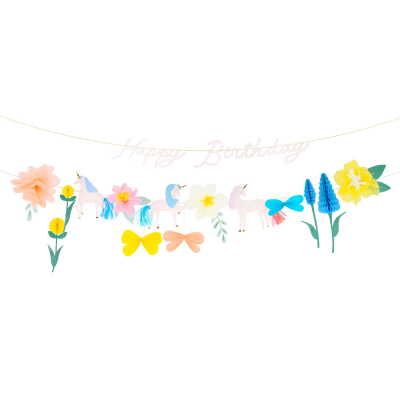 Meadow Unicorns Garland|Meri Meri