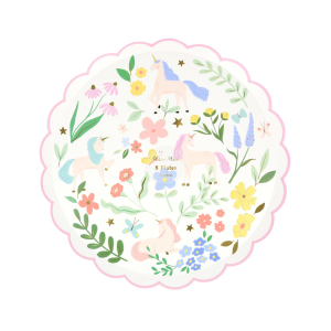 Meadow Unicorns Side Plates|Meri Meri