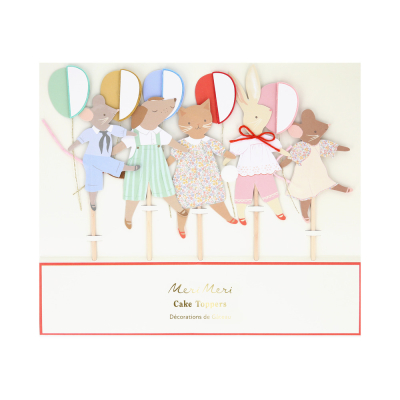 Animal Friends Cake Toppers|Meri Meri