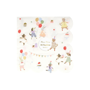 Animal Friends Large Napkin|Meri Meri
